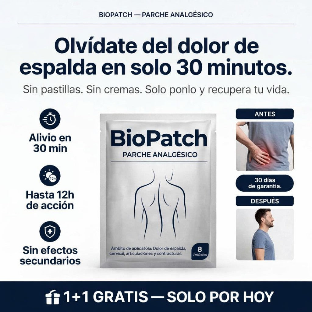 BioPatch - Elimina el Dolor en Minutos