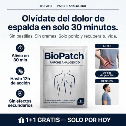 BioPatch - Elimina el Dolor en Minutos