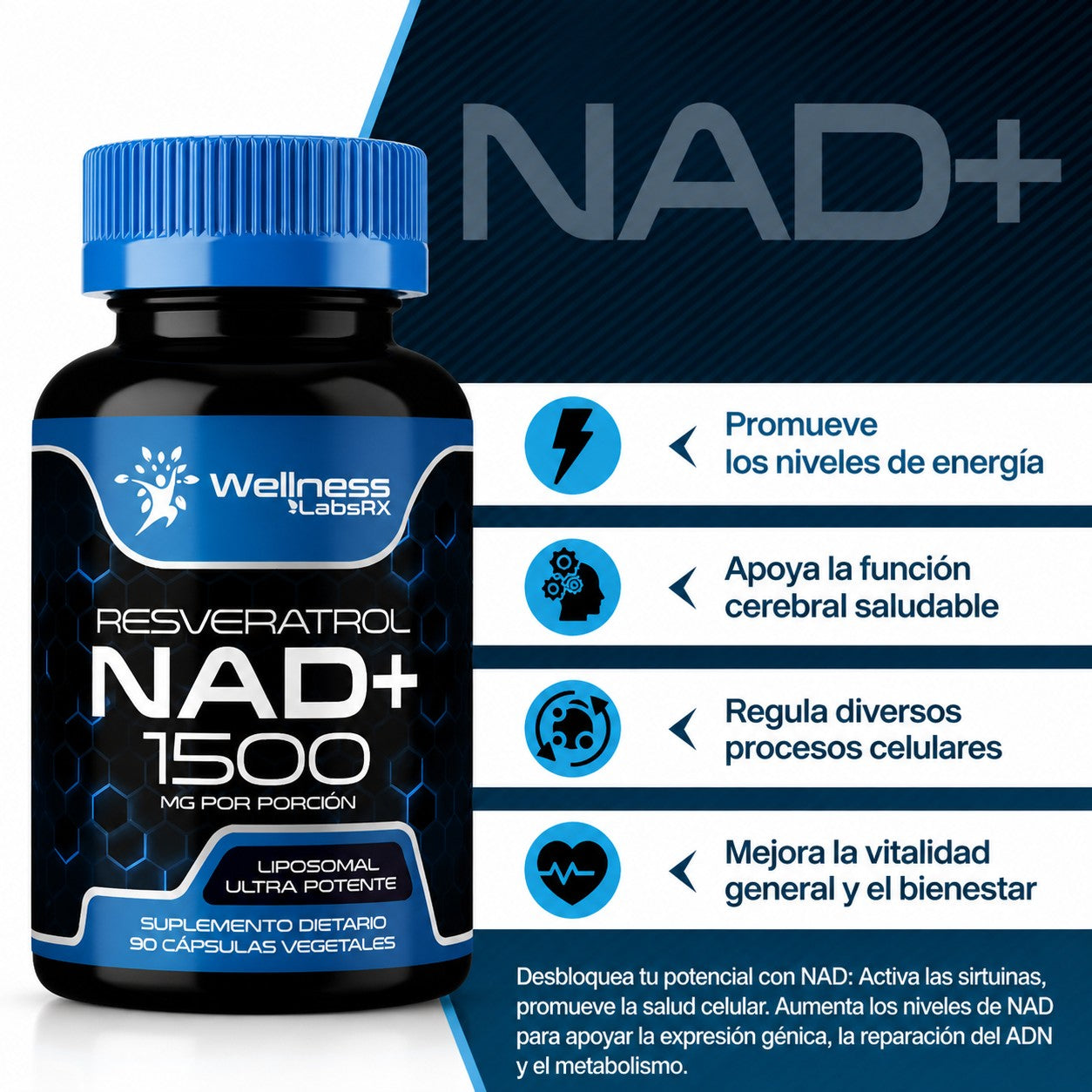 NAD+resveratrol - Joven Para Siempre